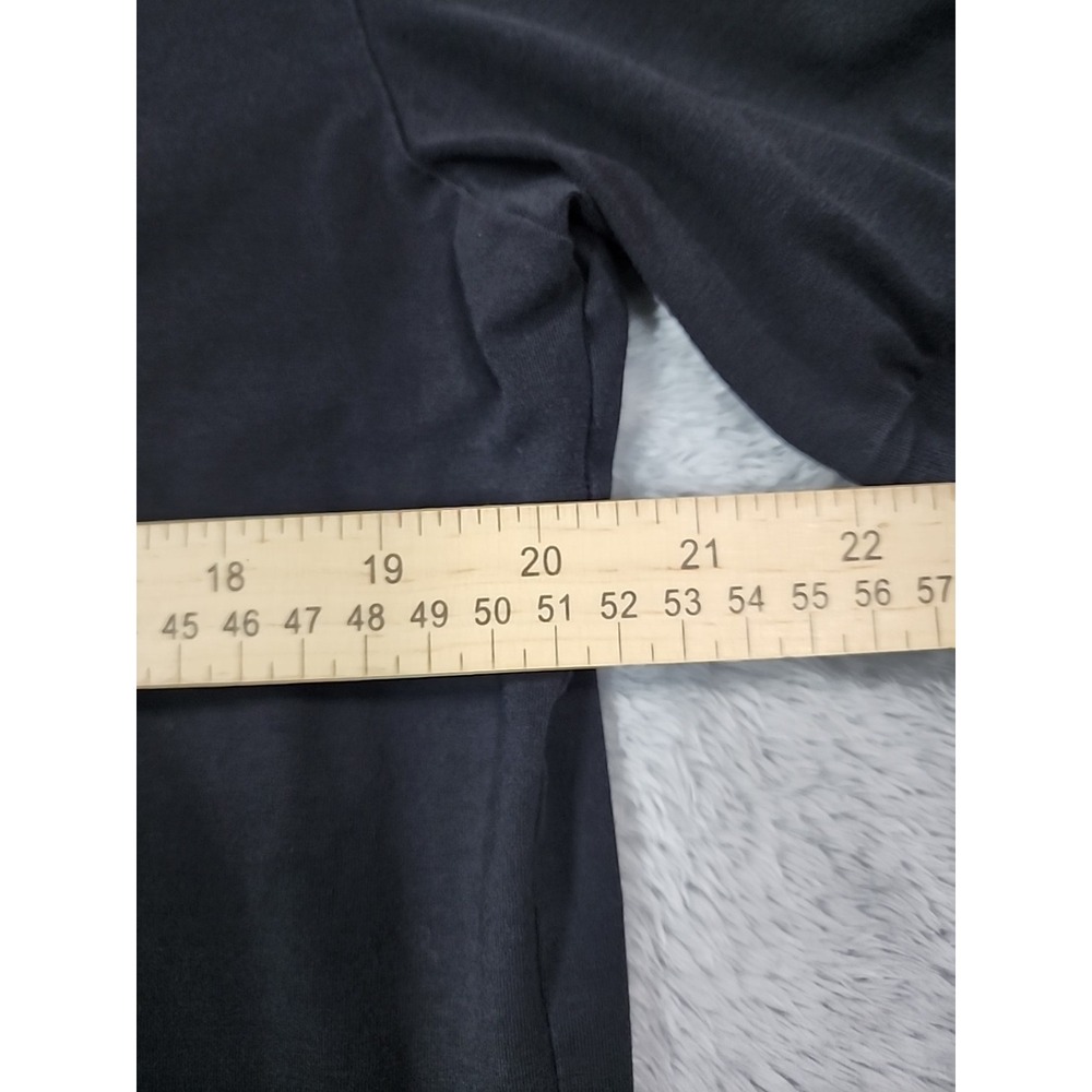Butter Cloth Icy Cotton Polo Shirt Mens‎ Medium Black  Button Up Golf Preppy - Picture 10 of 11